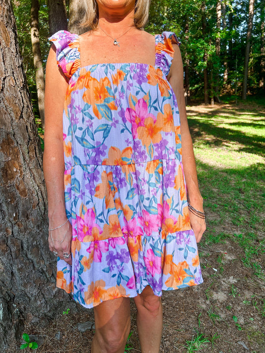 Flowy Floral Dress