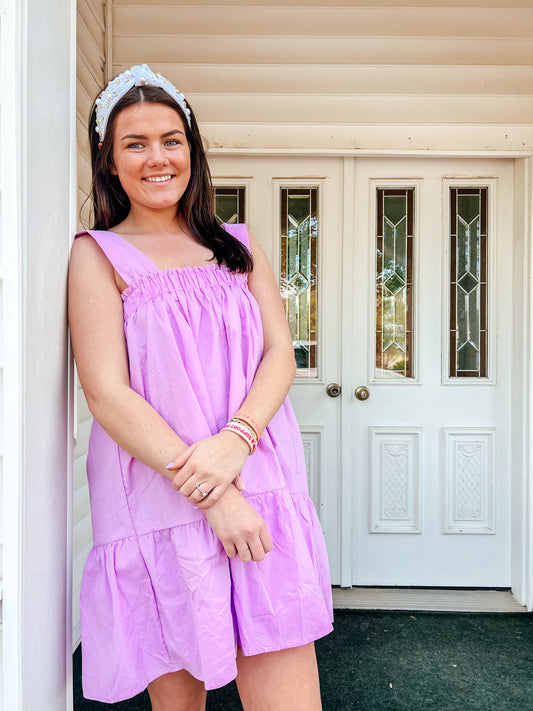 Lilac Babydoll Dress