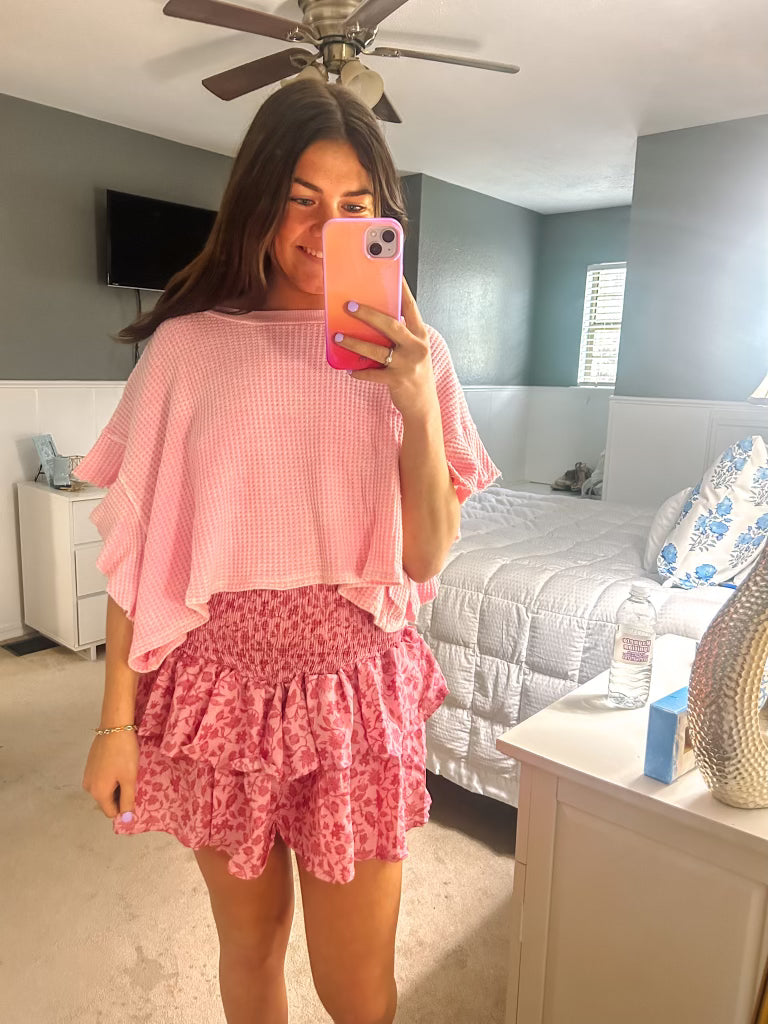 Paisley Pink Skirt